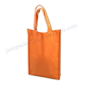 Orange Folding Non Woven Portable Bag for Shopping ,promotion and market