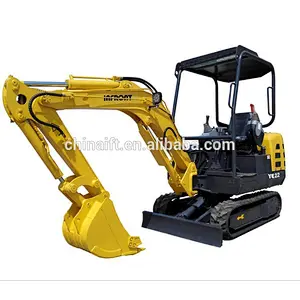 CE Mini excavator with 3-cylinder engine triple pump 0.08 square meter bucket capacity mini excavator for sale ISO