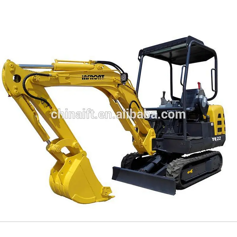 CE Mini excavator with 3-cylinder engine triple pump 0.08 square meter bucket capacity mini excavator for sale ISO