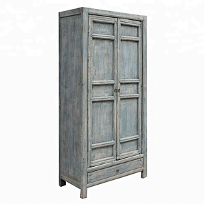 beijing wholesale rustic reclaimed old wood shabby chic distressed wardrobe furniture