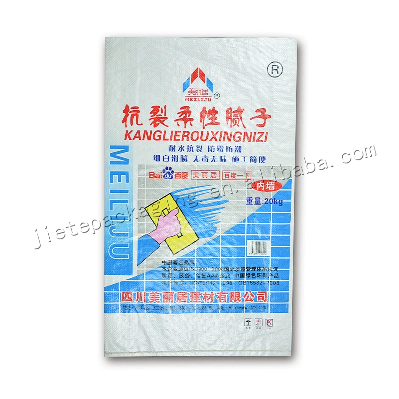 Plastic pp woven cement bag 25kg for soap, washing powder,cement industrial bag