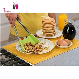 Heat Resistant Stainless Steel Handle Kitchen Silicon Spatula For Cooking