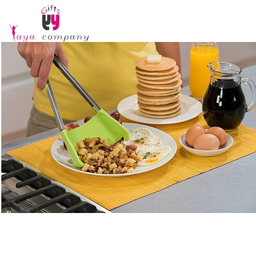 Heat Resistant Stainless Steel Handle Kitchen Silicon Spatula For Cooking