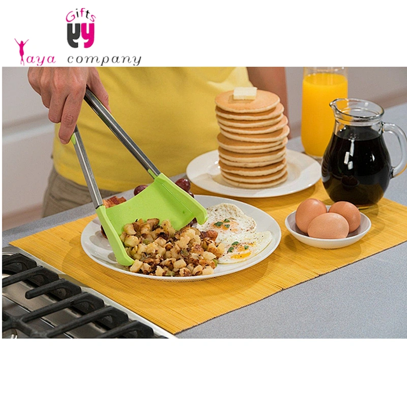 Heat Resistant Stainless Steel Handle Kitchen Silicon Spatula For Cooking