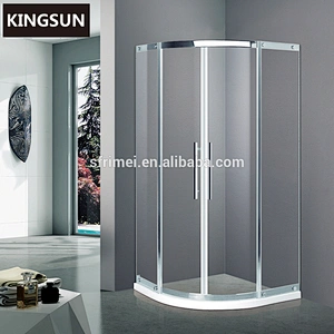 Sector bathroom design luxury knife clear glass turkish shower cabin low price