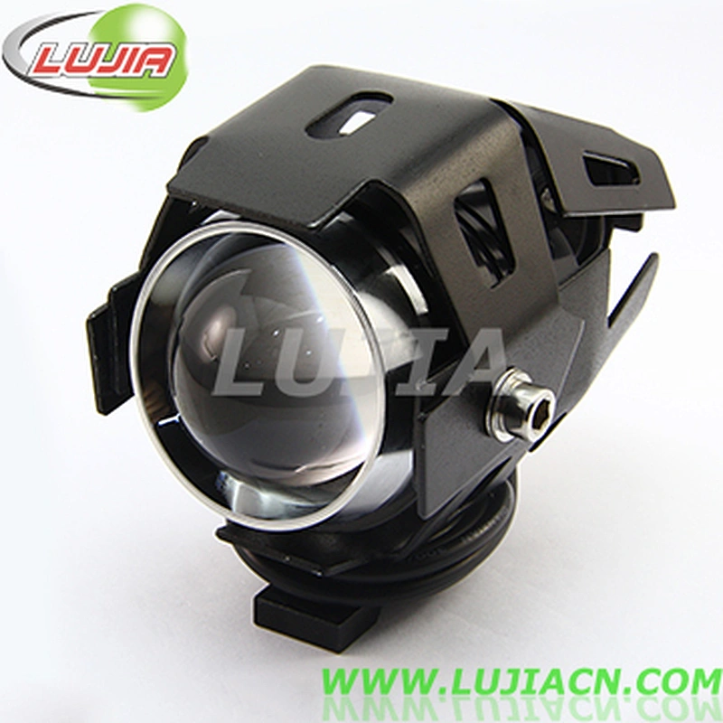 2017 mercado de accesorios U5 faros de la motocicleta 12V ~ 60V DC / LED Lente del proyector / 3000 Lumen motocicleta led faro led luz de trabajo