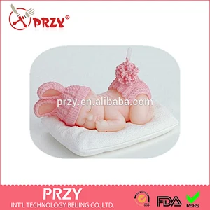 S4112 PRZY Baby novelty candles handmade soap molds, silicone molds wholesale, China supplier