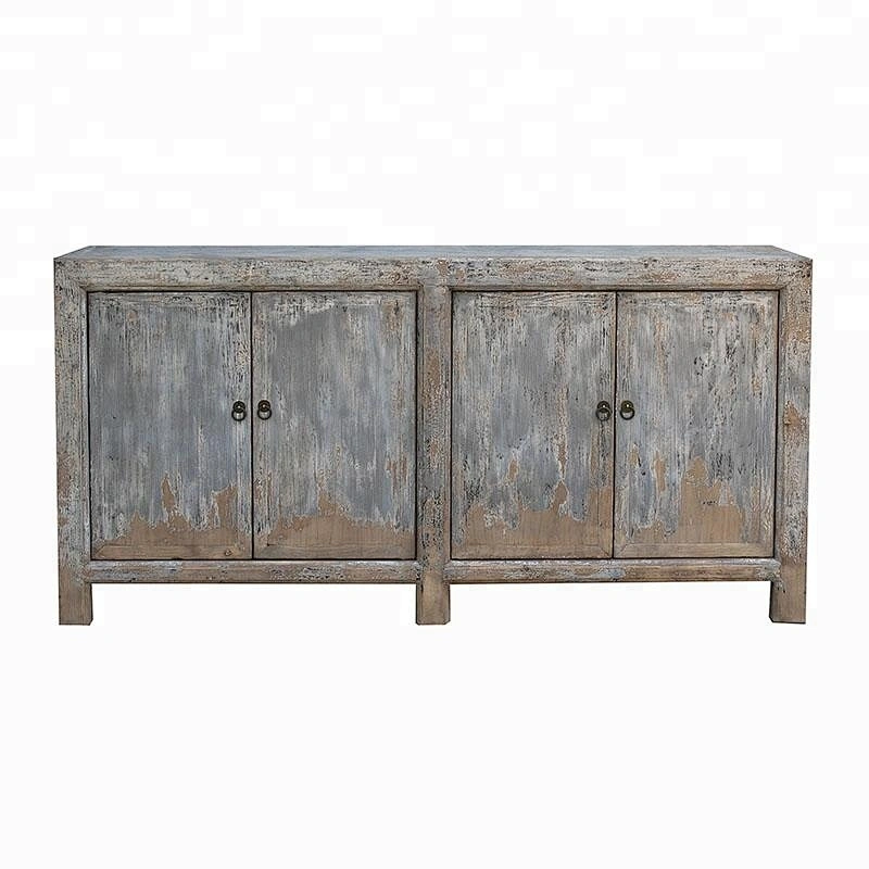 beijing chinese oriental antique reproduction old distressed storage sideboard furniture