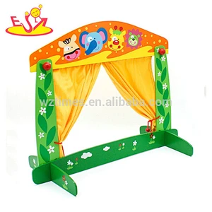 wholesale funny kids wooden puppet theatre toy best wooden puppet theatre toy W10D137