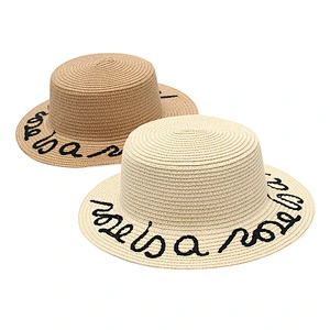 Straw Bowknot Summer Hat Sunbonnet Sun Strawhat For Girl Baby Female, Summer Straw Hat For Girl