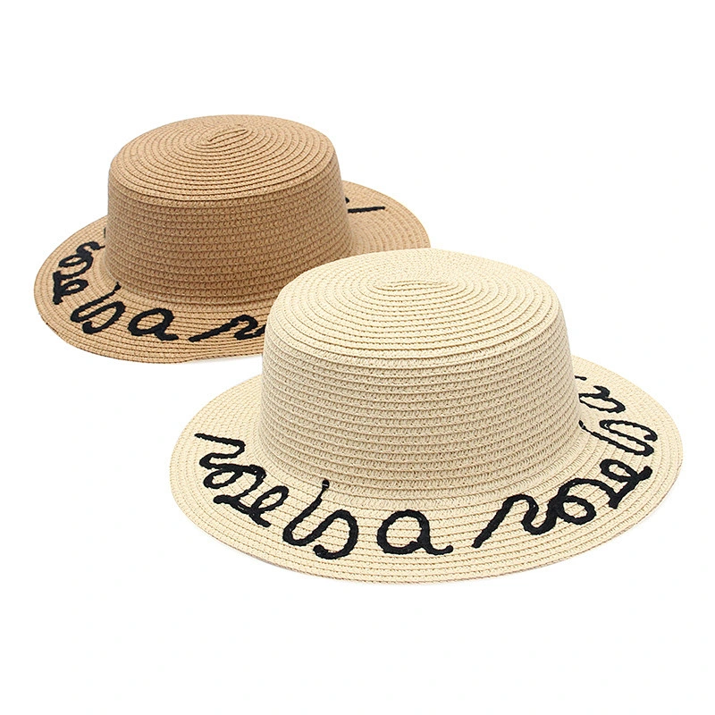 Straw Bowknot Summer Hat Sunbonnet Sun Strawhat For Girl Baby Female, Summer Straw Hat For Girl