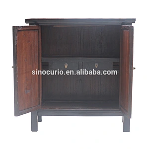 Chinese Distressed Painted Bedroom Antique Cabinet Armorie Wardrobe