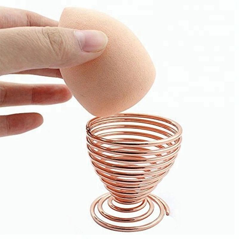Wholesale foundation private label Sink beauty makeup cleaning facial body sponge holder metal