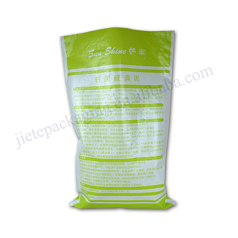 High quality white plastic bopp laminated pp woven cement industrial bag