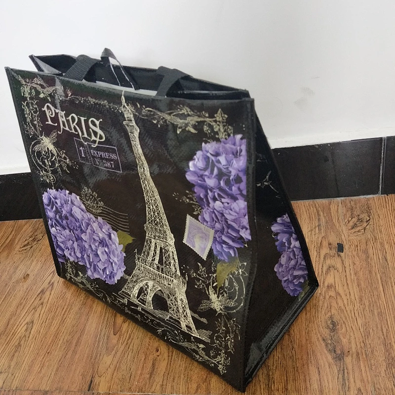 Wholesale custom printing grocery tote shopping pp non woven bag