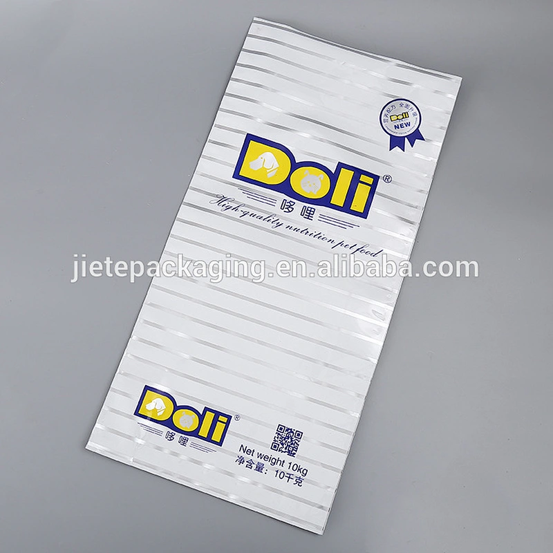 Logo printed China food feed carry PE bag