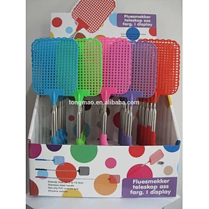 Cheaper prices Stainless Steel Handy Adjustable flyswatter, killing flies, mosquitoes and other pets