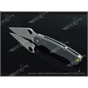 OEM Titanium Alloy Handle Knife Folding Wood Handle Pocket Knife