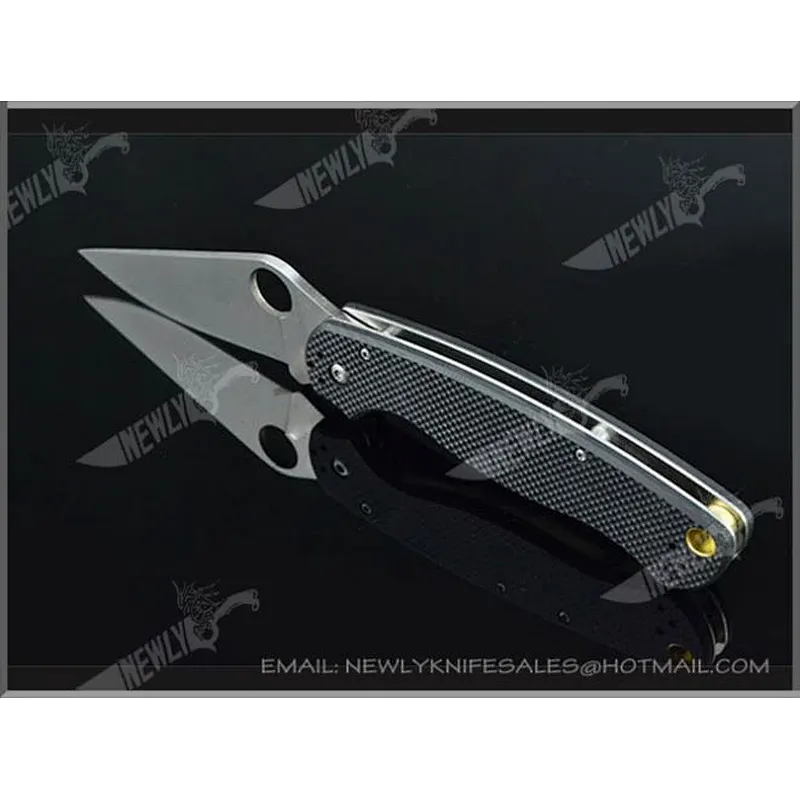 OEM Titanium Alloy Handle Knife Folding Wood Handle Pocket Knife