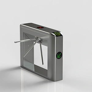 Access Control Pedestrian rfid/Fingerprint Barcode Reader Tripod Turnstile