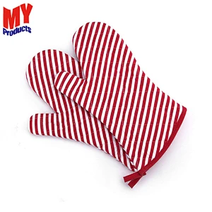 High quality oven mitts holder cooking microwave heat resistant non-slip gloves