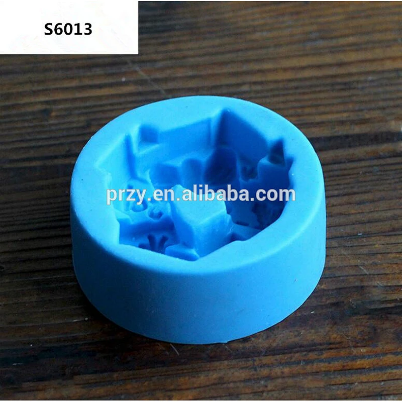 S6013 Christmas series decorative silicone soap mold