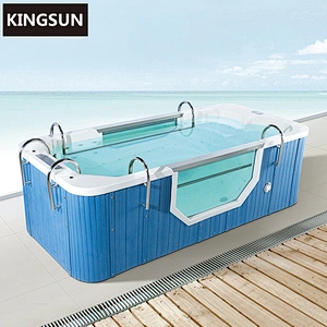 K-8978 Adult And Children Blue Large Outdoor Hydro Bathtub Spa Swimming Pool
