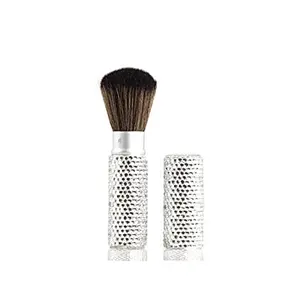 Cosmetic tool travel use diamond kabuki retractable makeup brush flawless foundation or blush application