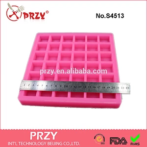 S4513 square silicone soap mold soap loaf mold food grade silicone molds
