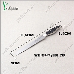 Superior quality certification kitchen bread knife