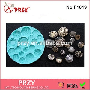 fondant silicone sweet molds ,button shaped silicone sweet molds