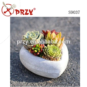 S9037 Heart pot mold silicone flower pot mould Silicone concrete mold Clay mould concrete planter mold
