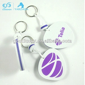China Manufacturer Custom Shaped Floatable Keyring Keychain