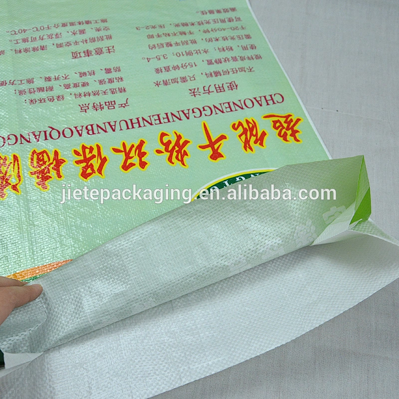 green eco-friendly putty powder bag pp woven for coating waterproof