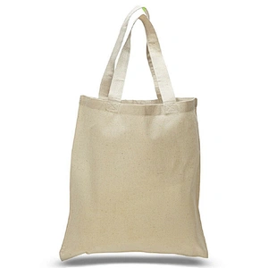Factory wholesale cotton canvas fabric handbag tote  muslin shopping pouch portable shopper