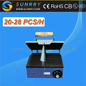 High quality icecream waffle snow cone machine