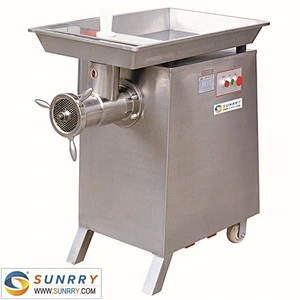 Big capacity electric 380v stainless steel frozen mince meat grinder chopper industrial for sale