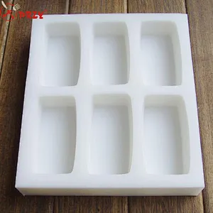 S2325 przy 4 cavity rectangle mold silicone mold for soap