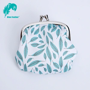Chinese Wind Fabric Material Digital Print Pocket Cash Bag