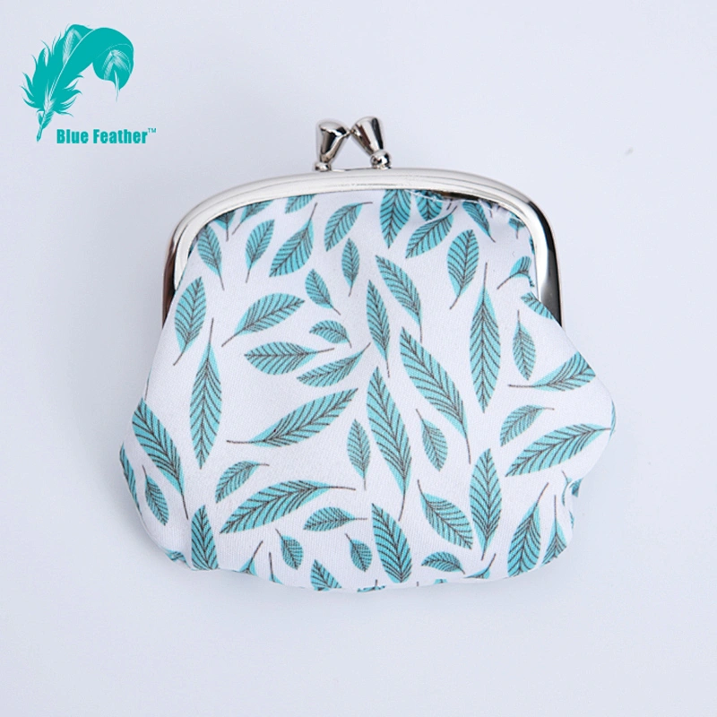 Chinese Wind Fabric Material Digital Print Pocket Cash Bag