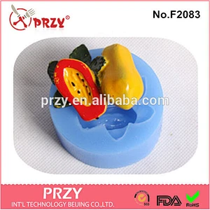 F2083 PRZY Beijing decorative gum paste silicone fruit mold