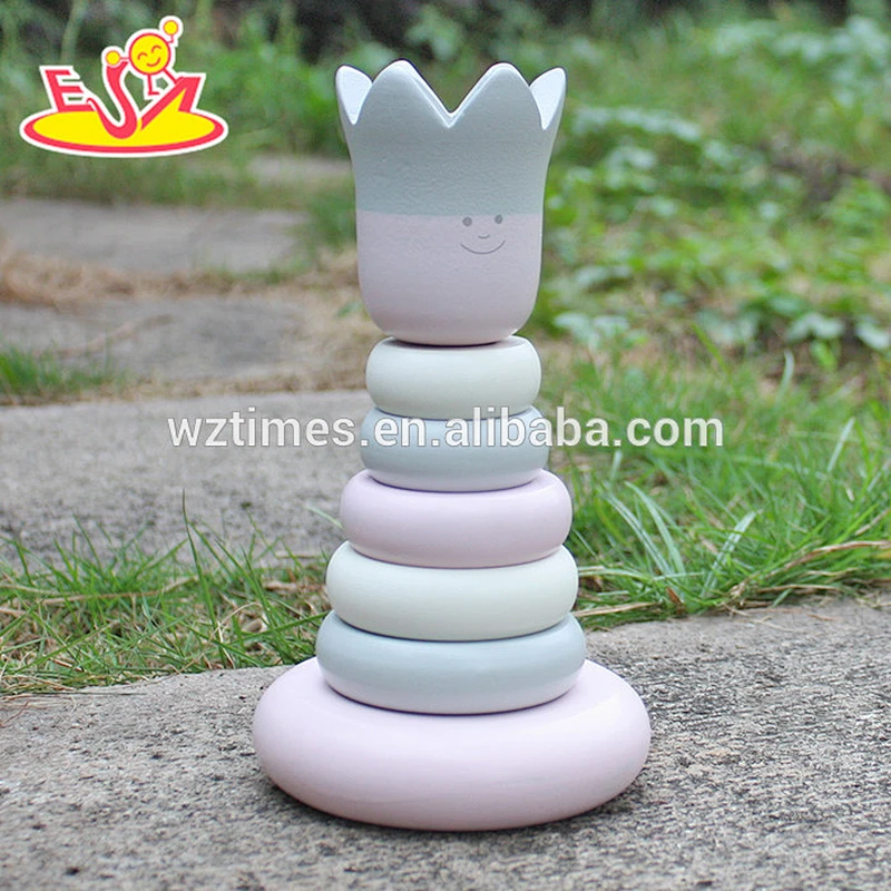 2018 wholesale wooden baby stacking toys high quality wooden baby stacking toys best wooden baby stacking toys W13D129