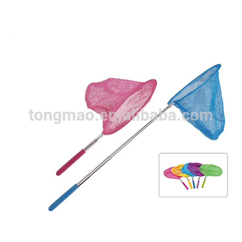 supermarket hot sell Kids Toy Stainless steel handle sweep net