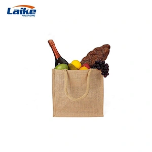 custom bag with logo reusable grocery bag shopping  jute tote bags with custom printed logo