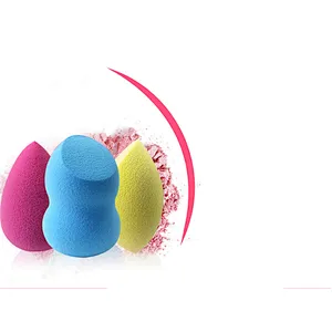 Wholesale gourd shape makeup sponge puff latex free sponge makeup