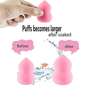 8pc Audit factory of private label latex free makeup sponge set