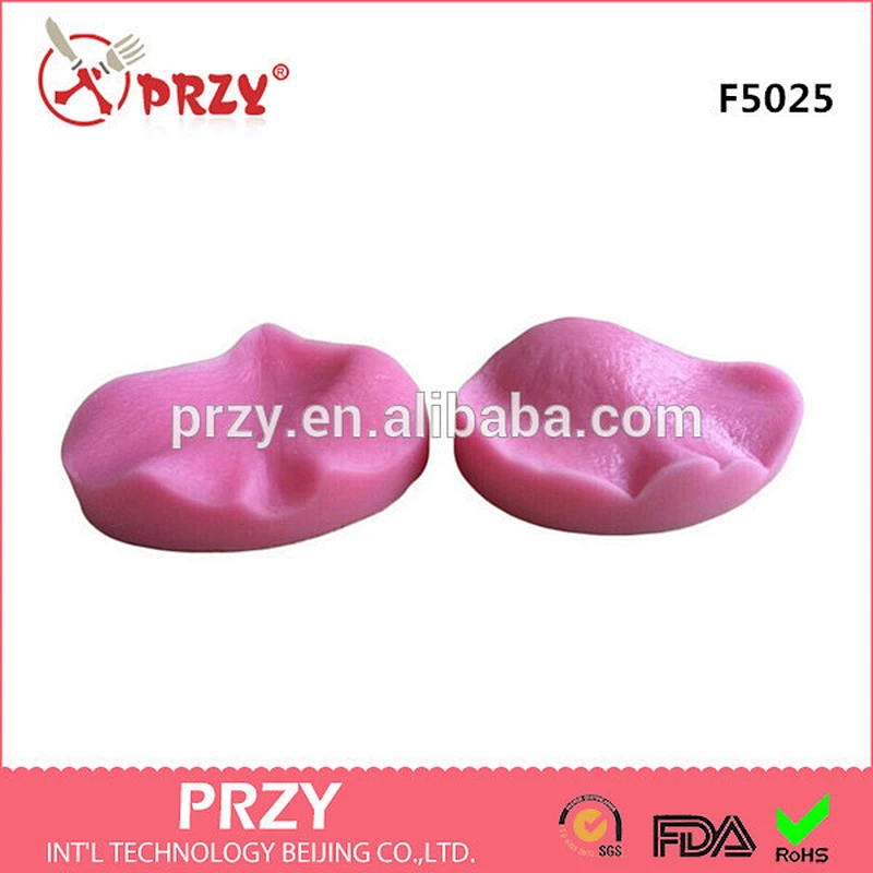 Poppy Leaf Silicone Mold - Sugarcraft Fondant Mold For Cake Decoration - Silicon Flexible Resin Mold