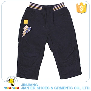 Factory customized casual style elastic waist baby boy jean pants