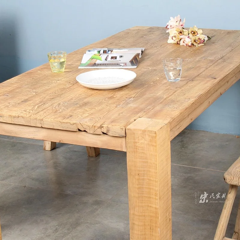 wholesale rustic reclaimed wood handmade furniture kitchen table