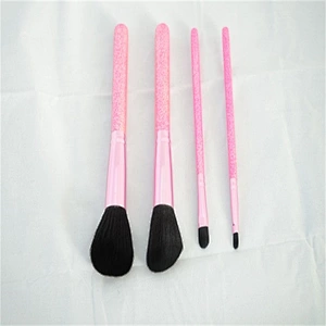 High quality pro brand for beauty own brushes set 4 pcs makeup brush